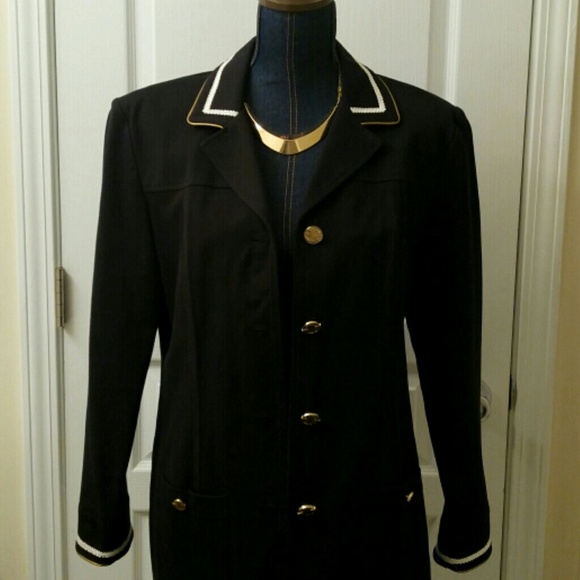 Vintage St. John Sport by Marie Gray Black Blazer